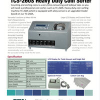 TCS-260S Heavy Duty Coin Sorter