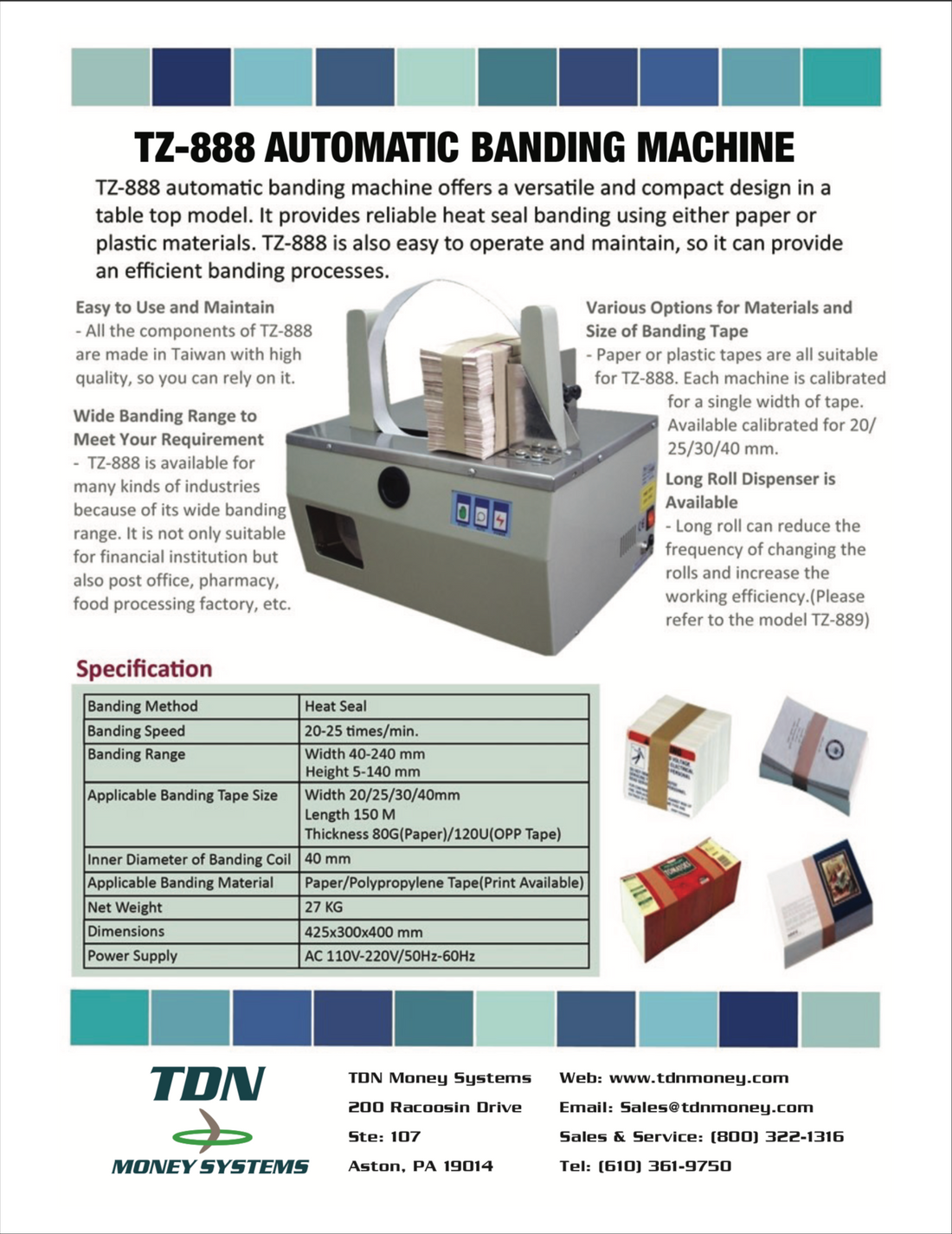 TZ-888 Automatic Banding Machine